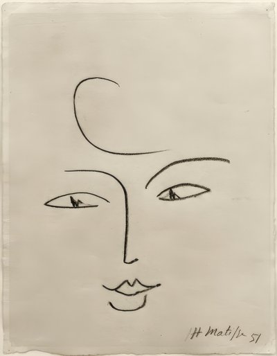 Gesicht von Henri Matisse