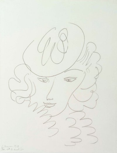 Frau mit Hut von Henri Matisse