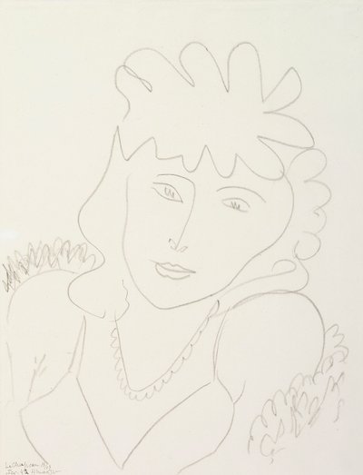 Frau mit Hut von Henri Matisse