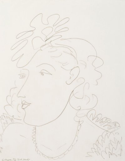 Frau mit Hut von Henri Matisse