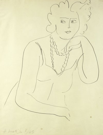 Halskette der Frau von Henri Matisse