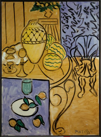 Gelbes und blaues Interieur 1946 von Henri Matisse