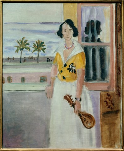 Die Frau mit der Mandoline 1922 von Henri Matisse