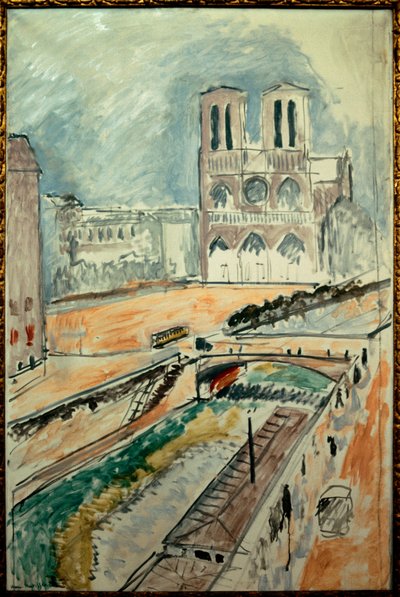 Notre Dame de Paris le Quai Saint Michel 1914 von Henri Matisse
