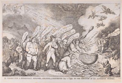 Ein Zauber für eine Demokratie, überprüft, analysiert und zerstört am 1. Januar 1799 von Henri Merke