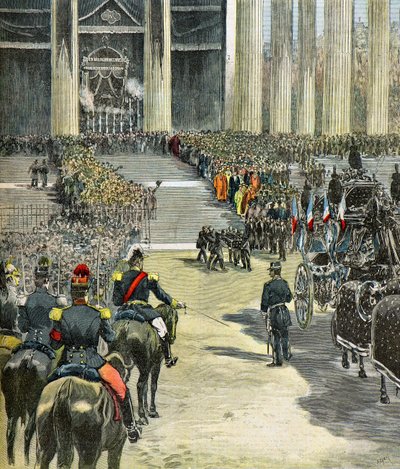 Die Beerdigung von Marschall Mac Mahon von Henri Meyer