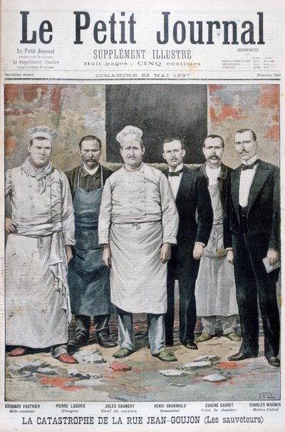 Die Katastrophe der Rue Jean-Goujon, Paris, 1897 von Henri Meyer