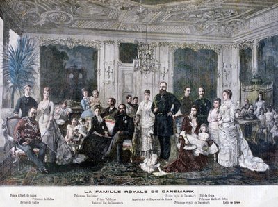Die königliche Familie von Dänemark, 1891 von Henri Meyer