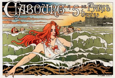 Casino de Cabourg Poster, 1896 von Henri Henri Antoine Théodore Livemont