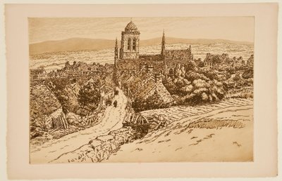 Bretonische Kirche von Henri Rivière