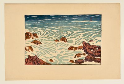 Kleine steigende Welle (Pointe de La Haye) von Henri Rivière