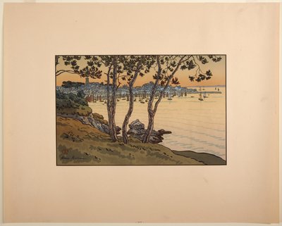 Der Hafen von Douarnenez, Bretagne von Henri Rivière