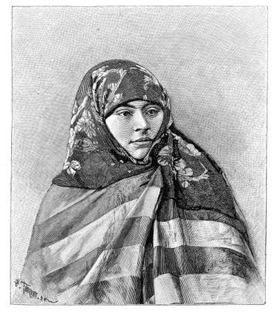 Eine Frau aus Brussa, Türkei, 1895 von Henri Thiriat