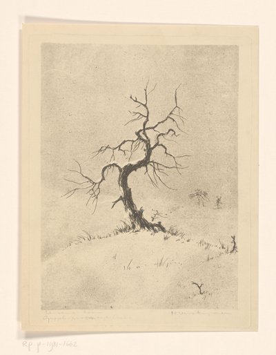 Einsamer Baum von Henri Verstijnen (signed by artist)