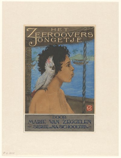 Titelblatt für Het Zeeroovers Jongetje von Marie van Zeggelen von Henri Verstijnen