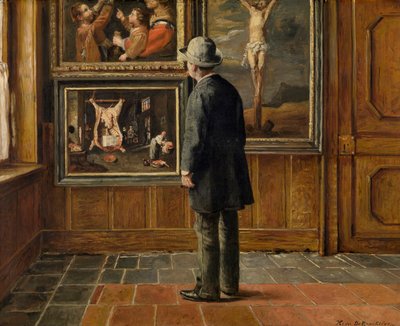 Gemälde im "Terninckgesticht" in Antwerpen von Henri de Braekeleer