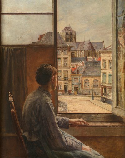 Teniersplatz in Antwerpen von Henri de Braekeleer