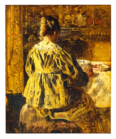 Das Mahl oder Frau von hinten gesehen von Henri de Braekeleer