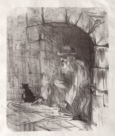 Am Fuße des Sinai: Eine Hinterstube in Krakau von Henri de Toulouse-Lautrec
