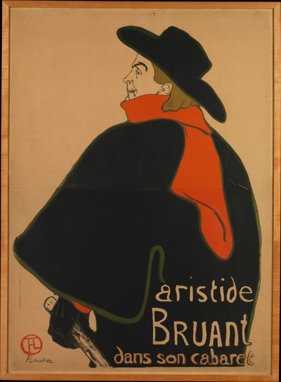Aristide Bruant, in seinem Kabarett von Henri de Toulouse-Lautrec