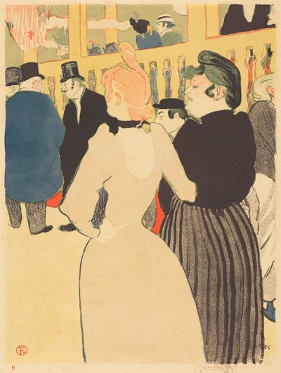 Im Moulin Rouge, la Goulue und ihre Schwester von Henri de Toulouse-Lautrec