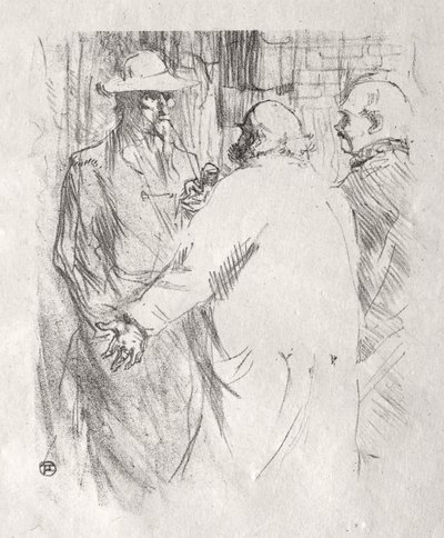 Am Fuße des Sinai: Clemenceau in Busk von Henri de Toulouse-Lautrec
