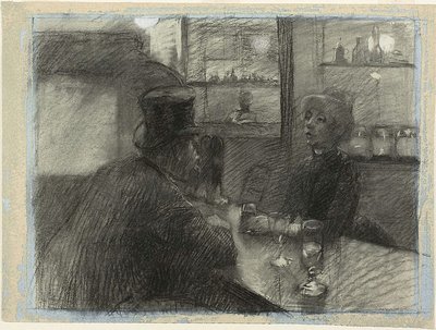 Bar des Cafés der rue de Rome, ca. 1886 von Henri de Toulouse Lautrec