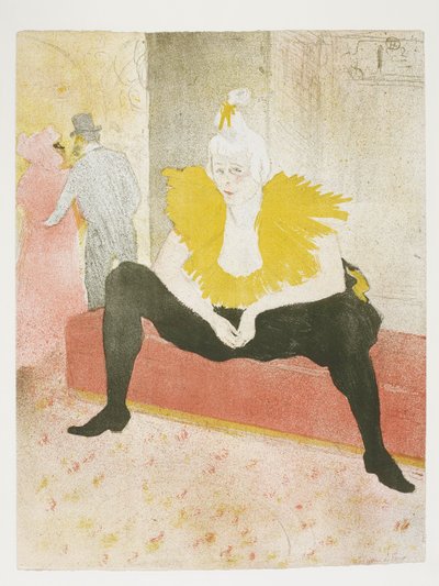 Elles: Sitzende Clownesse von Henri de Toulouse-Lautrec
