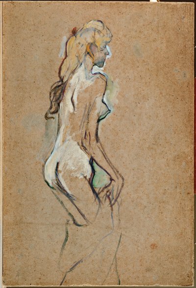 Nacktes Mädchen von Henri de Toulouse-Lautrec
