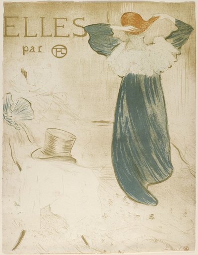 Frontispiz für das Portfolio Elles von Henri de Toulouse-Lautrec