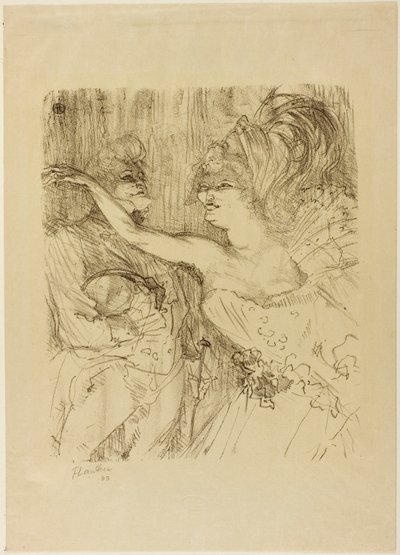Guy und Mealy, in "Paris qui Marche" von Henri de Toulouse-Lautrec