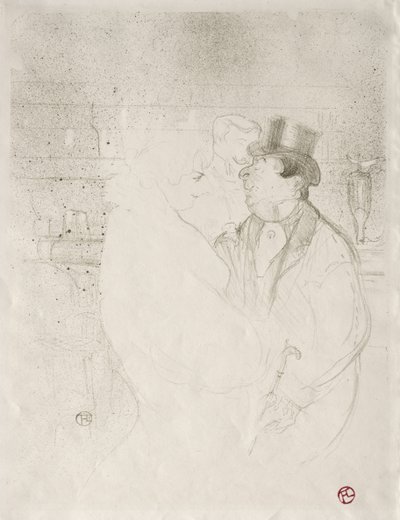 Ida Heath an der Bar von Henri de Toulouse-Lautrec
