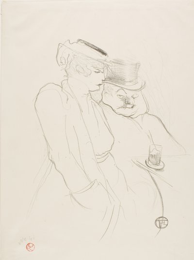 In ihren Vierzigern von Henri de Toulouse-Lautrec