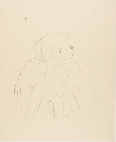 Jane Hading, aus Treize Lithographies von Henri de Toulouse-Lautrec