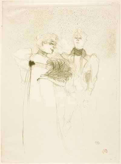 Mademoiselle Lender in Madam Satan von Henri de Toulouse-Lautrec