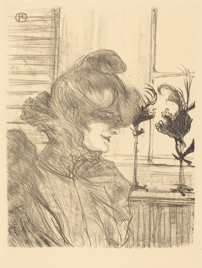 Mme. Le Marguoin, Modistin von Henri de Toulouse-Lautrec