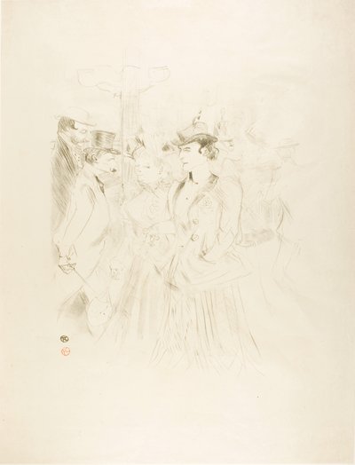 Promenade von Henri de Toulouse-Lautrec
