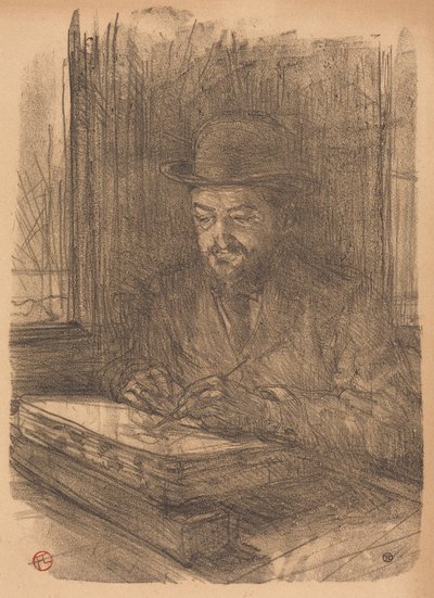 Der gute Graveur - Adolphe Albert von Henri de Toulouse-Lautrec