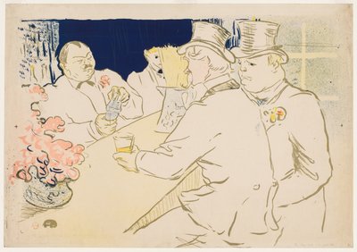 Die irische und amerikanische Bar, Rue Royale von Henri de Toulouse-Lautrec