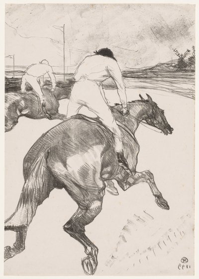 Der Jockey von Henri de Toulouse-Lautrec
