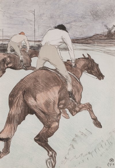 Der Jockey von Henri de Toulouse Lautrec