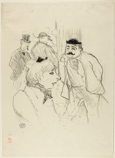 Der Stiel—Moulin Rouge von Henri de Toulouse-Lautrec