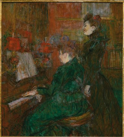Die Gesangsstunde von Henri de Toulouse-Lautrec