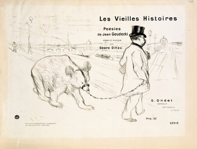 Umschlag zu "Les Vieilles Histoires" von Henri de Toulouse-Lautrec