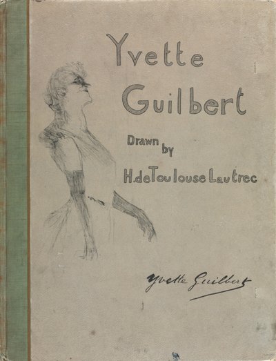 Yvette Guilbert-Englische Serie von Henri de Toulouse-Lautrec