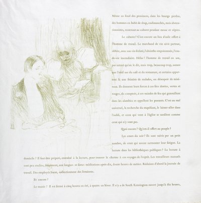 Yvette Guilbert - Französische Serie: Nr. 8 von Henri de Toulouse-Lautrec