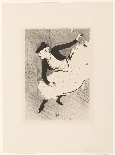 Porträt der Sängerin Edmée Lescot von Henri de Toulouse Lautrec (signed by artist)