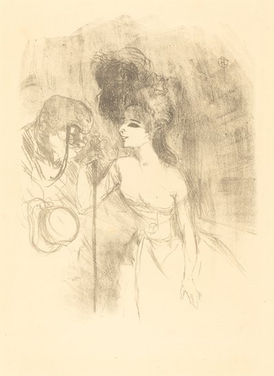 Anna Held und Baldy, 1896 von Henri de Toulouse Lautrec