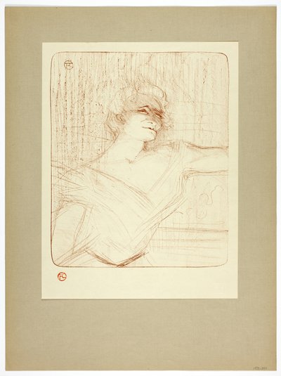 Dans la glu, Platte zwei aus Yvette Guilbert von Henri de Toulouse Lautrec