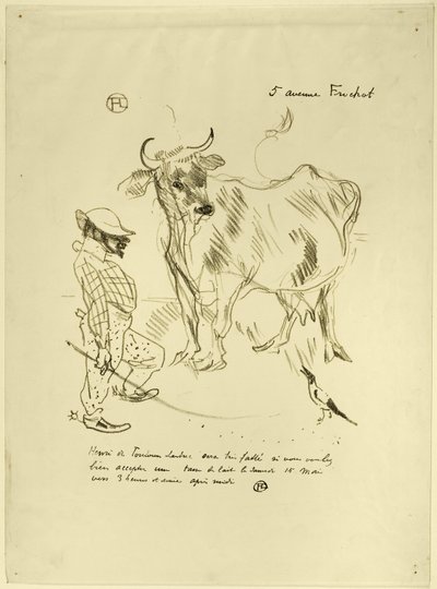 Einladung zu einem Glas Milch von Henri de Toulouse Lautrec